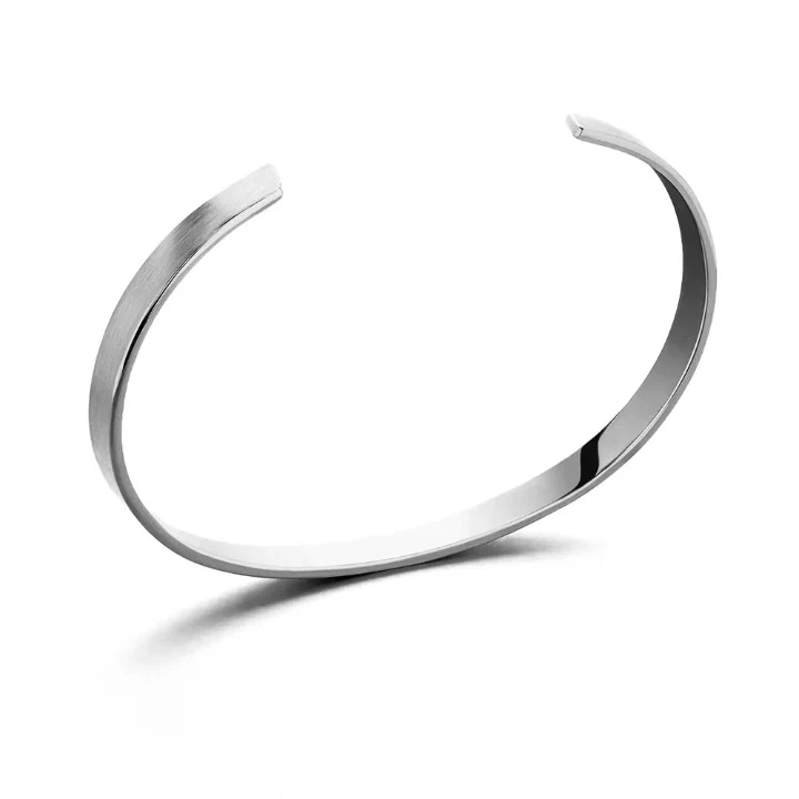 Custom Men's Engravable Cuff Bracelet - Image 6