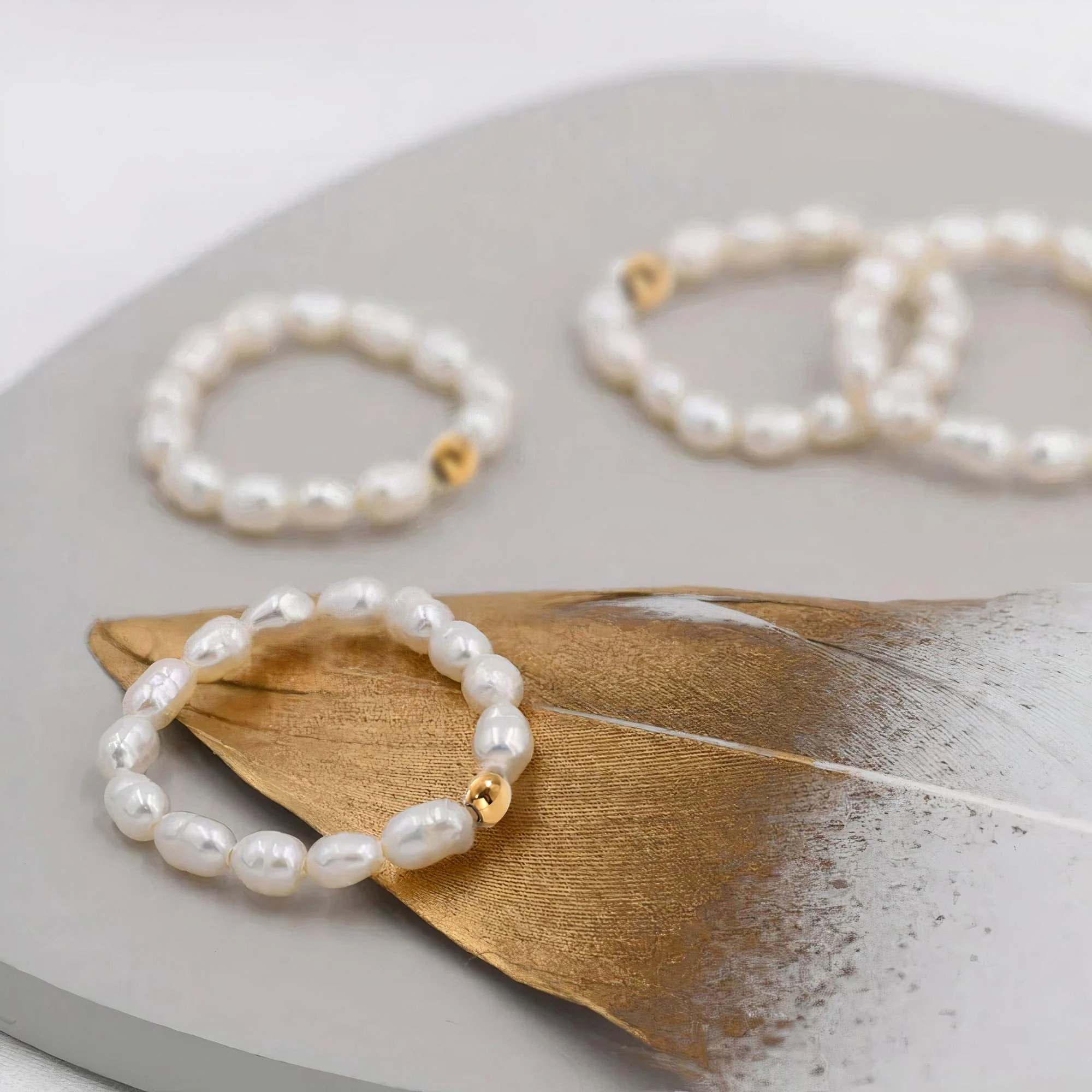 Infinity Pearl Ring - Image 5